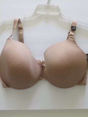 (#135) Ashley Graham Lingerie Icon Bra 760413 Cappucino Size 40G